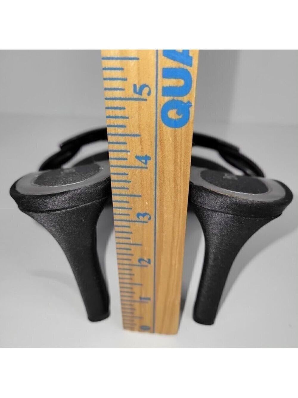 Enzo Angiolini Eamoria Black Fabric Heeled Slide w/Rhinestones Womens Shoes SZ 6 - Picture 6 of 10